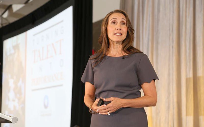 Advance Ohio Top Workplace 2020 executive addressing audience