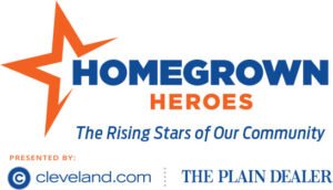 Homegrown Heroes Graphic with cleveland.com and The Plain Dealer